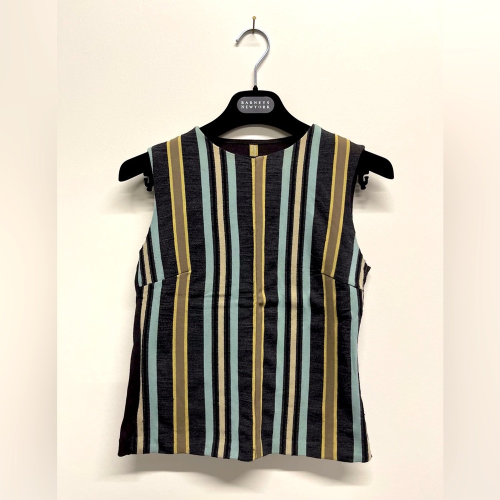 Antipast striped knit sleeveless top/vest.